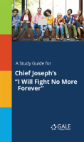 A_Study_Guide_For_Chief_Joseph_s__I_Will_Fight_No_More_Forever_