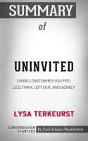 Summary_of_Uninvited__Living_Loved_When_You_Feel_Less_Than__Left_Out__and_Lonely
