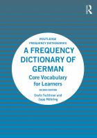 A_frequency_dictionary_of_German