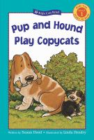 Pup_and_hound_play_copycats