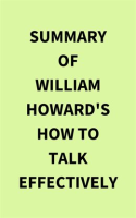 Summary_of_William_Howard_s_How_to_Talk_Effectively