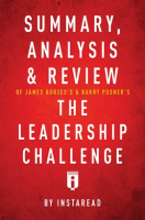 Summary__Analysis___Review_of_James_Kouzes_s___Barry_Posner_s_The_Leadership_Challenge